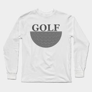 Sliced Golf Ball Long Sleeve T-Shirt